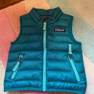 Patagonia Baby Vest 3-6 months in Turquoise